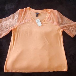 Short Sleeve V Neck T